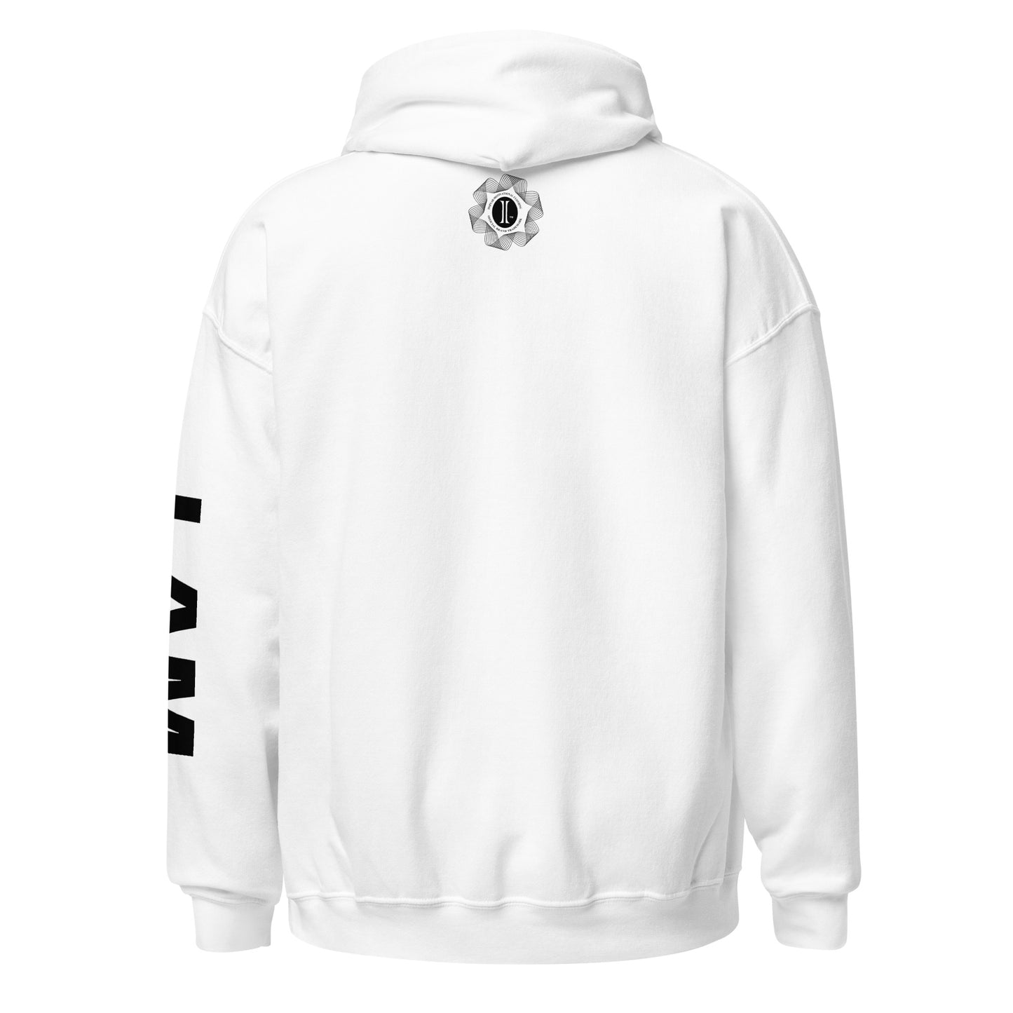 'Whole, Perfect, Complete' White Unisex hoodie